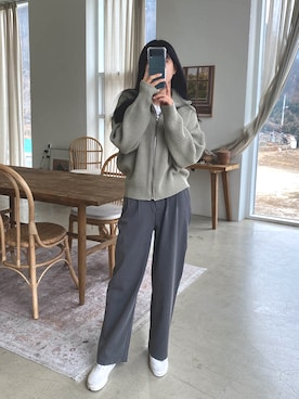 「merongshop（メロンショップ）のアイテム」を使った、merongshopjpさん（レディース・161cm）の冬コーディネート