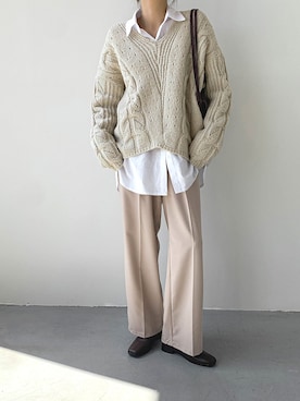 「merongshop」｜merongshopjpさん（レディース・163cm）の秋コーディネート
