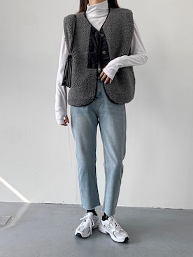 「merongshop（メロンショップ）のアイテム」を使った、merongshopjpさん（レディース・163cm）の秋コーディネート