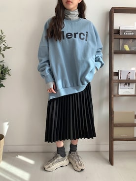 「merongshop（メロンショップ）のアイテム」を使った、merongshopjpさん（レディース・163cm）の冬コーディネート