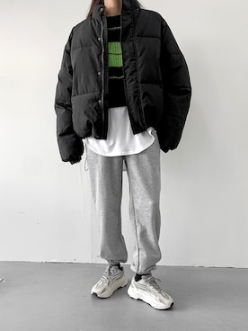 「merongshop（メロンショップ）のアイテム」を使った、merongshopjpさん（レディース・163cm）の冬コーディネート