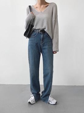 「merongshop（メロンショップ）のアイテム（ショルダーバッグ）」を使った、merongshopjpさん（レディース・163cm）の夏コーディネート