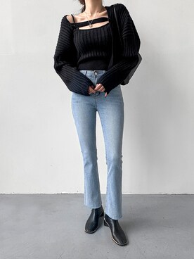 「merongshop（メロンショップ）のアイテム」を使った、merongshopjpさん（レディース・163cm）の冬コーディネート