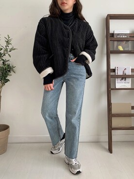 「merongshop（メロンショップ）のアイテム」を使った、merongshopjpさん（レディース・163cm）の冬コーディネート
