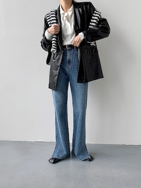 「merongshop（メロンショップ）のアイテム」を使った、merongshopjpさん（レディース・163cm）の秋コーディネート