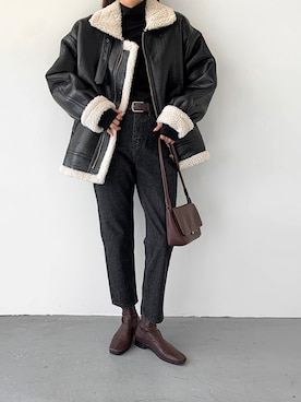 「merongshop（メロンショップ）のアイテム」を使った、merongshopjpさん（レディース・163cm）の秋コーディネート