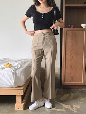 「merongshop（メロンショップ）のアイテム（ショルダーバッグ）」を使った、merongshopjpさん（レディース・160cm）の夏コーディネート