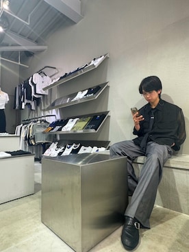 「HARE（ハレ）のアイテム（フォーマルスーツ/小物）」を使った、よっしーさん（メンズ・170cm）の秋コーディネート