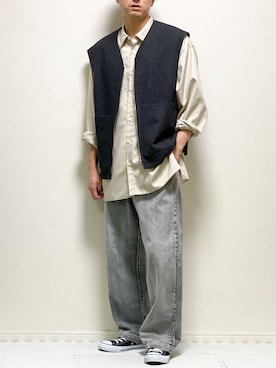 「ステッチ」｜「アイテム（その他）」を使った、kazuさん（メンズ・173cm）の夏コーディネート