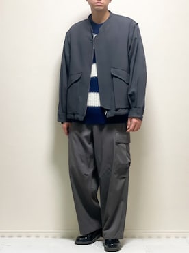 「ONCILY（オンシェリー）のアイテム（ニット/セーター）」を使った、kazuさん（メンズ・173cm）の秋コーディネート