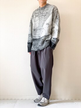 「WYM × ATTACHMENT（ウィム×アタッチメント）のアイテム（その他パンツ）」を使った、kazuさん（メンズ・173cm）の春コーディネート