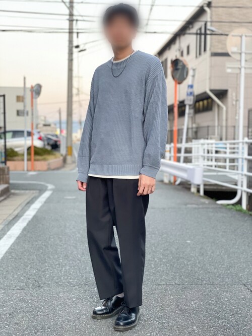 カズヤ Minorityのニット セーターを使ったコーディネート Wear