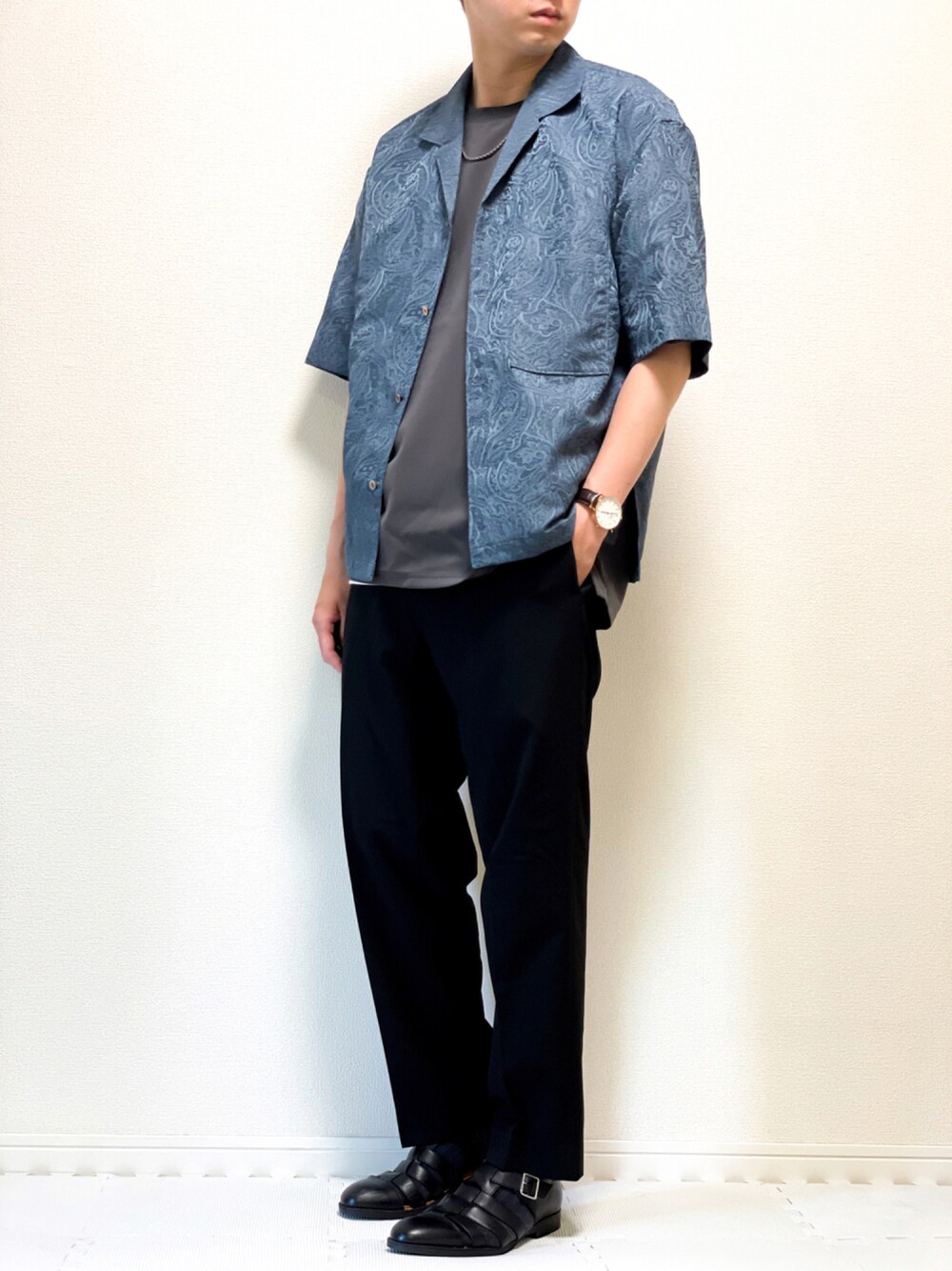 LIDNM（リドム）の「JACQUARD PAISLEY SHIRT（シャツ/ブラウス）」 - WEAR