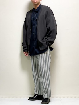 「417 EDIFICE（フォーワンセブンエディフィス）のアイテム（パンツ）」を使った、kazuさん（メンズ・173cm）の夏コーディネート
