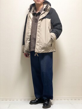 「RAGEBLUE（レイジブルー）のアイテム（マウンテンパーカー）」を使った、kazuさん（メンズ・173cm）の冬コーディネート