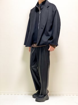 「DOOPZ（ドープス）のアイテム（テーラードジャケット）」を使った、kazuさん（メンズ・173cm）の冬コーディネート