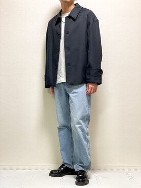「はじめましてコーデ」｜「アイテム（セットアップ）」を使った、kazuさん（メンズ・173cm）の春コーディネート