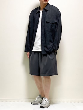 「WYM × ATTACHMENT（ウィム×アタッチメント）のアイテム（その他パンツ）」を使った、kazuさん（メンズ・173cm）の夏コーディネート