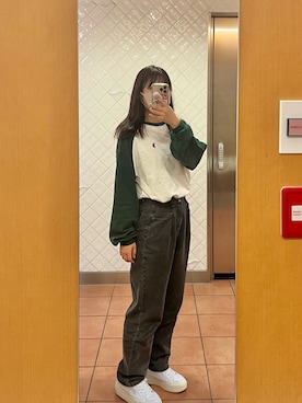 「ラグランTシャツ」｜セブンの生チョコさん（レディース・155cm・20代）の春コーディネート