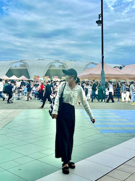 「apres jour（アプレジュール）のアイテム（サンダル）」を使った、セブンの生チョコさん（レディース・155cm）の春コーディネート