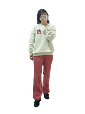 「archives（アルシーヴ）のアイテム（パンツ）」を使った、セブンの生チョコさん（レディース・155cm）の秋コーディネート