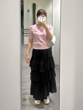 「U.S. POLO ASSN.（ユーエスポロアッスン）のアイテム」を使った、セブンの生チョコさん（レディース・155cm）の夏コーディネート