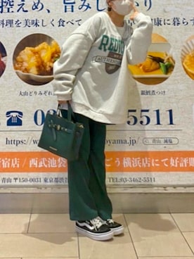 「BASQUE magenta（バスクマゼンタ）のアイテム」を使った、セブンの生チョコさん（レディース・155cm）の春コーディネート