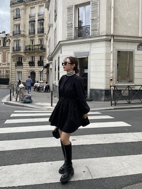「CELINE（セリーヌ）のアイテム（ファッション雑貨）」を使った、miwoさん（レディース・154cm）の秋コーディネート