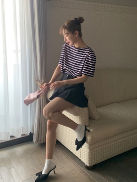 miwoさん（レディース・154cm）の春コーディネート