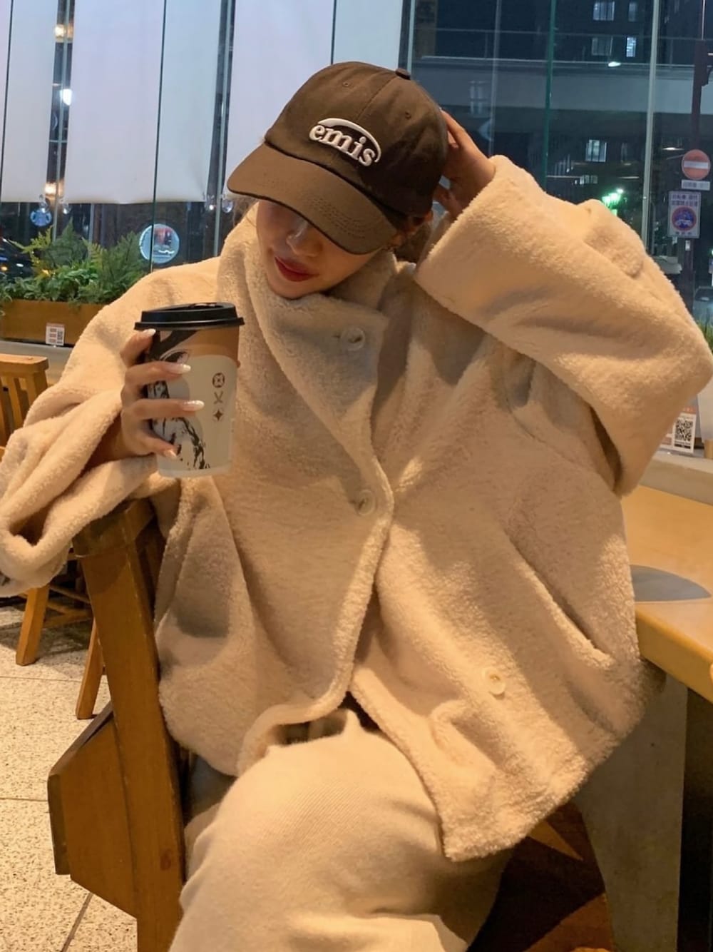 miwo-ショート丈ボアジャケット-made in INTER FACTORY miwo - ショート丈ボアジャケット - made in INTER FACTORYを使った