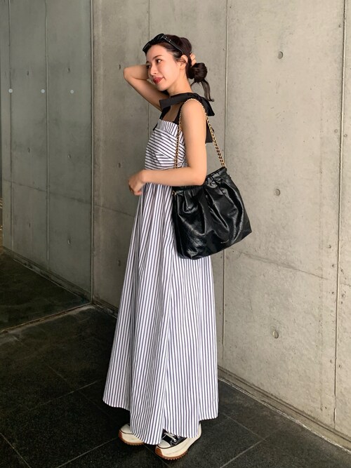 CHARLES & KEITH ドゥオ ブレードチェーンハンドルホーボーバッグ