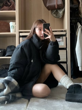 miwoさん（レディース・154cm）の冬コーディネート