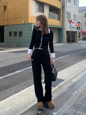 miwoさん（レディース・154cm）の冬コーディネート