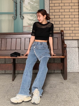 miwoさん（レディース・154cm）の春コーディネート