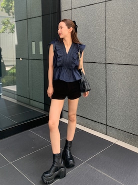 miwoさん（骨格ウェーブ・レディース・154cm）の夏コーディネート