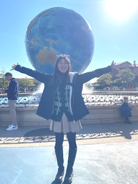 「Heather（ヘザー）のアイテム（トップス）」を使った、ちひろさん（レディース・158cm）の春コーディネート