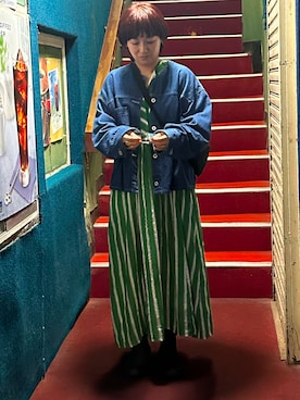 「yuni（ユニ　）のアイテム」を使った、lemonlemonさん（レディース・154cm）の冬コーディネート