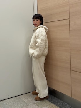 「アイテム（その他シューズ）」を使った、夏海さん（レディース・153cm・20代）の冬コーディネート