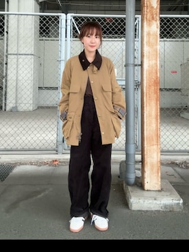 「アイテム（その他アウター）」を使った、夏海さん（レディース・153cm・20代）の秋コーディネート