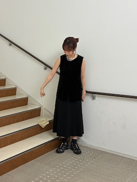 「アイテム（ポーチ）」を使った、夏海さん（レディース・153cm・20代）の夏コーディネート