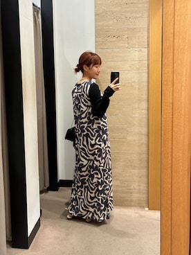 「URBAN RESEARCH（アーバンリサーチ）のアイテム（ワンピース）」を使った、夏海さん（レディース・153cm）の夏コーディネート