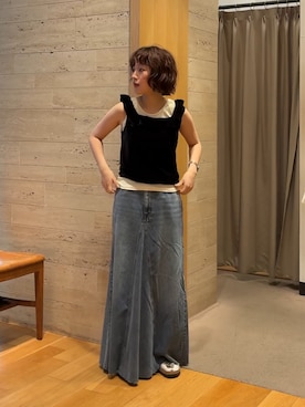 夏海さん(レディース・153cm)の夏コーディネート