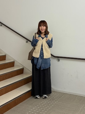 夏海さん（レディース・153cm）の秋コーディネート