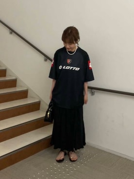 「lotto」｜夏海さん（レディース・153cm）の夏コーディネート