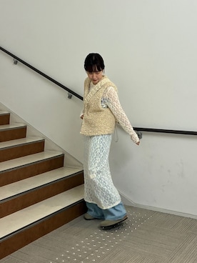 「アイテム（その他アウター）」を使った、夏海さん（レディース・153cm）の夏コーディネート