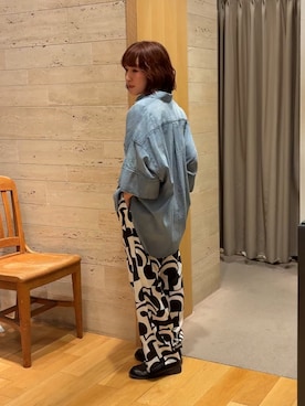 【URBAN RESEARCH】BACKリボンオーバーゆるっとシャツ URBAN RESEARCH（アーバンリサーチ）の「UR BACKリボンオーバーゆるっ