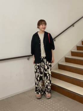 「PHILIPPE AUDIBERT（フィリップ オーディベール）のアイテム（ブレスレット）」を使った、夏海さん（レディース・153cm）の春コーディネート
