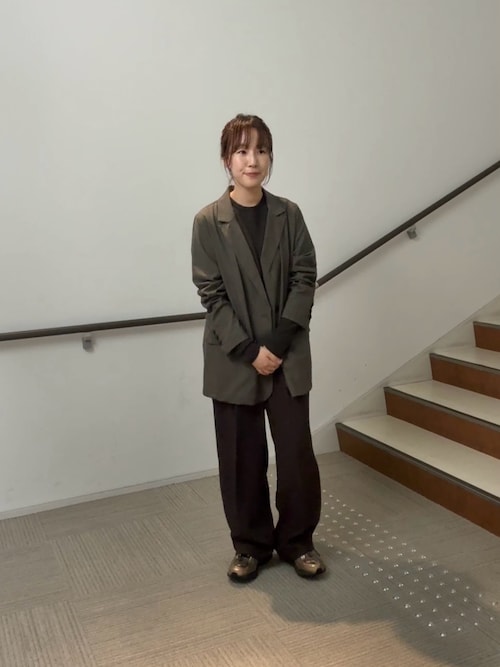 ウール混ダブルブレストジャケット ウール混ダブルブレストジャケット（その他アウター）｜URBAN