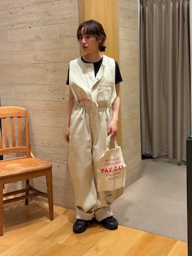 「PAYDAY(ペイデイ)のアイテム」を使った、夏海さん(レディース・153cm)の春コーディネート