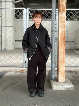 「アイテム（その他アウター）」を使った、夏海さん（レディース・153cm・20代）の秋コーディネート